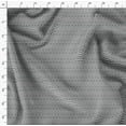 thumbnail image 4 of Soimoi Gray Cotton Duck Fabric Stripe & Triangle Geometric Print Sewing Fabric Yard 56 Inch Wide, 4 of 5