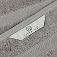 thumbnail image 4 of Superior Oregon Organic Cotton Solid Bath Sheet, Set of 2, Silver, 4 of 11