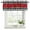 Red Black, variant on Valentine's Day Curtain Valances for Windows, Kitchen Valance Window Treatments Panel 2 Pack, Red Roses Floral Leaves Buffalo Plaid Rod Pocket Short Curtains for Bathroom Bedroom 42 x 12 Inch