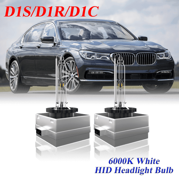 For BMW 750Li 2006-2015 D1S HID Headlight High/Low Beam 6000K Crystal White Xenon Bulbs Set 2