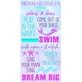 thumbnail image 2 of Kimberly, Allen 11x18 White Modern Wood Framed Museum Art Print Titled - Mermaid Rules Panel, 2 of 4