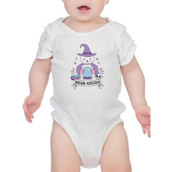 Funny Cute Bear Magician Bodysuit Infant -Image by Shutterstock, 18 Months