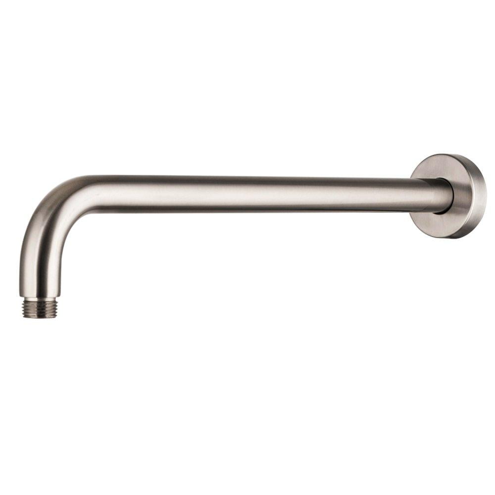 Lordear 16 Inch Shower Extension Arm Brushed Nickel Brass Long Shower