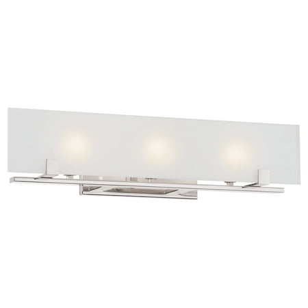 Polished Nickel Single Light - Nuvo Lighting 60/5177 Bathroom Fixtures Lynne Indoor Lighting Bath Bar ;Polished Nickel