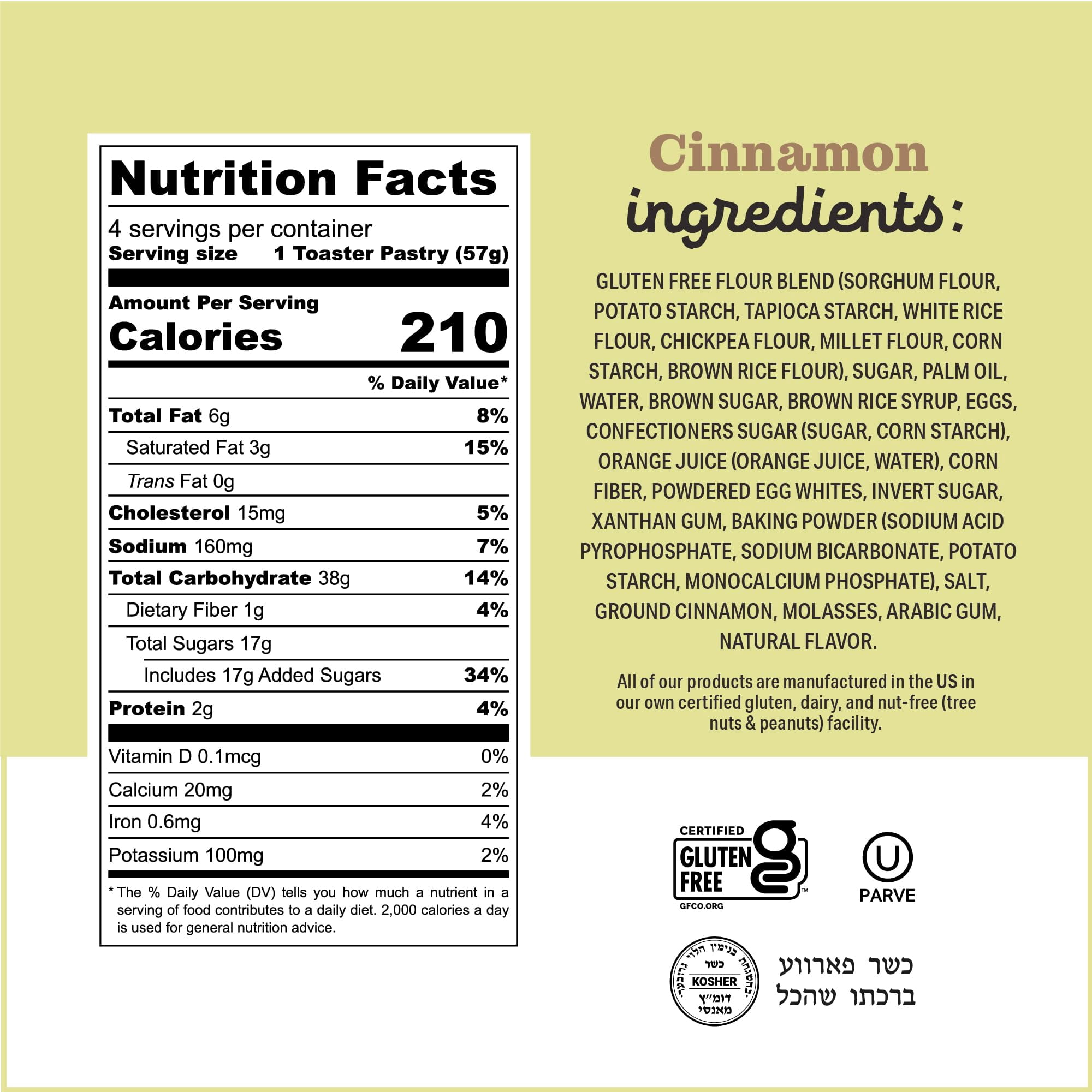 Katz Pastry Truffle Cinnamon Sugar 8 oz (Pack Of 6)