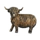 thumbnail image 2 of Escultura de animal con figura de yak, artesanía decorativa, decoración de mesa pequeña para 15x6x12cm, 2 of 9