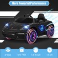 thumbnail image 5 of Porsche Ride on Cars for Kids, 12V Porsche 718 Battery Powered Ride on Sports Toy Car with Remote Control, Electric Car for Boys Girls 3-5 with Music/Bluetooth/LED Lights,4 Wheelers, Black, 5 of 7