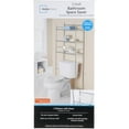 Mainstays 3Shelf Bathroom Space Saver, Chrome Finish