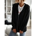 thumbnail image 1 of REDHOTYPE Women's Button Long Sleeve Brushed Jacket Coats with Pockets, 1 of 8
