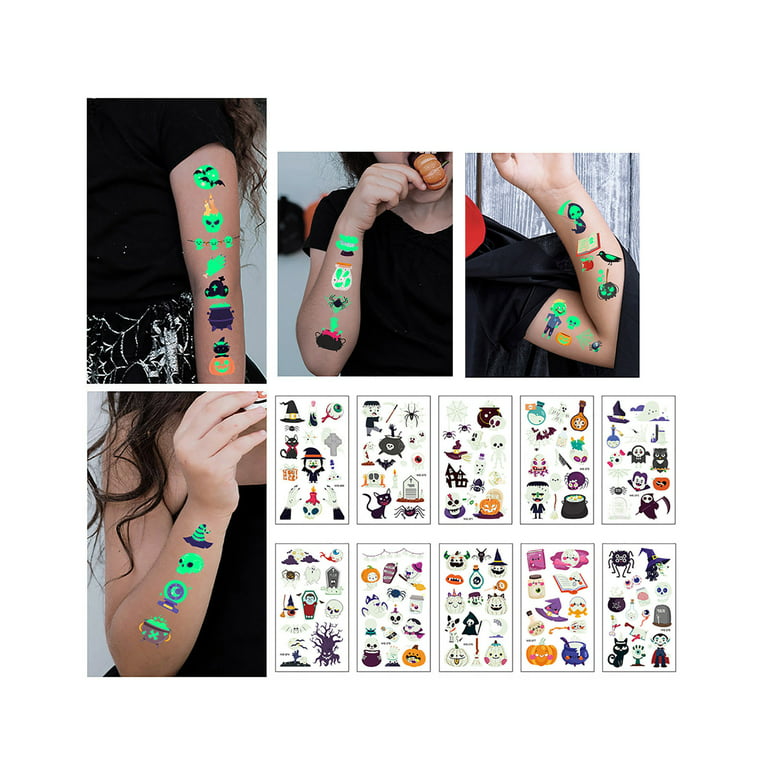 HSMQHJWE Stencil Paper for Tattooing Freehand Luminous Tattoo Stickers  Children Face Funny Face Stickers Arm Stickers Fluorescent Waterproof 10PC  Hustle Butter Deluxe 5oz 