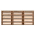 thumbnail image 3 of Wall Mount Headboard, Queen Size, Walnut, Wood, Mid Century Bedroom, Modern Contemporary HB35759, 3 of 7