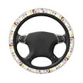 thumbnail image 3 of Daiia Happy Easter1 Steering Wheel Cover Auto Steering Wheel Covers Breathable Anti-Slip Steering Wheels Car Interior Decor Accessories for Men Women Universal 15 Inch, 3 of 8