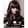 thumbnail image 1 of Long Wigs Natural Wave Capless Wig With Full Bangs 18 Inches Hair Wig, 1 of 1