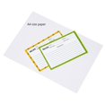 thumbnail image 4 of Tarjetas de recetas 50 PCS 4x6 pulgadas Cartulina gruesa de doble cara Diseño de 5 frutas Apto con carpeta de recetas Caja de recetas Regalo para despedida de soltera Boda Inauguración de la casa, 4 of 5