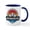 White/Navy Inside, variant on CafePress - Ski Santa Fe Santa Fe New Mexico Mugs - 11 oz Ceramic Mug - Novelty Coffee Tea Cup