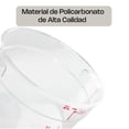 thumbnail image 4 of Recipiente de Policarbonato Caledonia Graduado Redondo Capacidad 2 Qt Color Transparente, 4 of 6