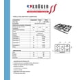 thumbnail image 2 of Parrilla Empotrable 5 Quemadores Gas Natural 110 V Kruger KRÜGER PW53N, 2 of 3