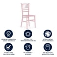 thumbnail image 4 of Kids White Resin Chiavari Chair, 4 of 9