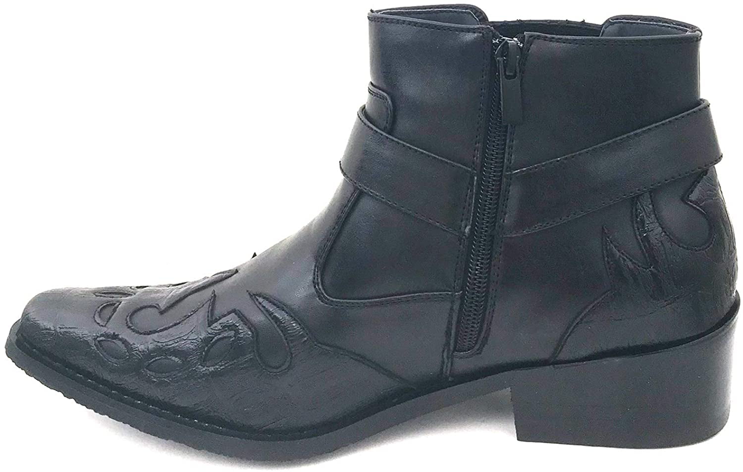 Rampage Whendl Caoboy Ankle Boots Side ZipUp Size:7.5