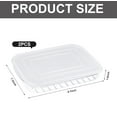 thumbnail image 4 of 2 Packs Bacon Keeper Plastic Deli Meat Container with Lids, Airtight Cold Cuts Storage Containers for Fridge, Storage Box Food Shallow Low Profile Bacon Holder, 4 of 7