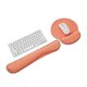 thumbnail image 2 of Mouse pad wrist pad ergonomic design armrest fatigue relief armrest style 2-piece set not easy to move, 2 of 5