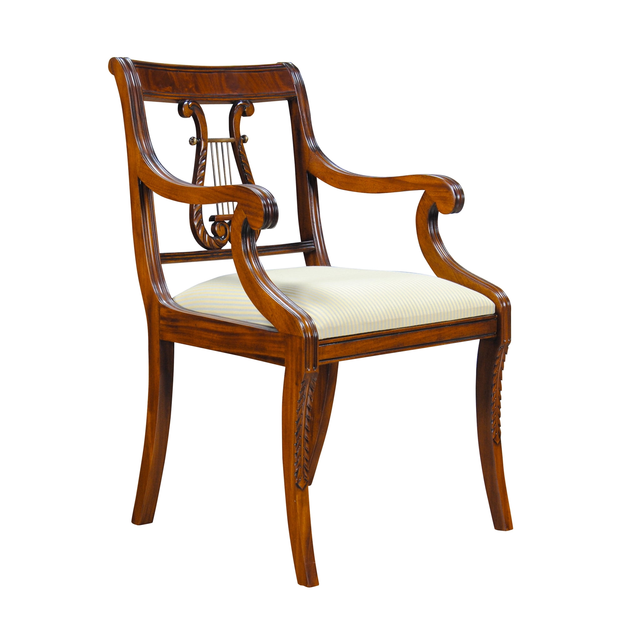 Lyre Arm Chair or Harp Back Chair
