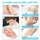 thumbnail image 5 of Enfermería Del Pie 1 par de mascarillas exfoliantes para pies, pedicura, removedor de piel muerta (leche) Ygjytge Cuidado Belleza, 5 of 6