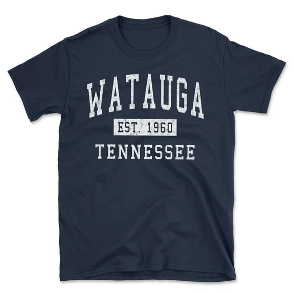 Watauga Tennessee Classic Established Men's Cotton T-Shirt
