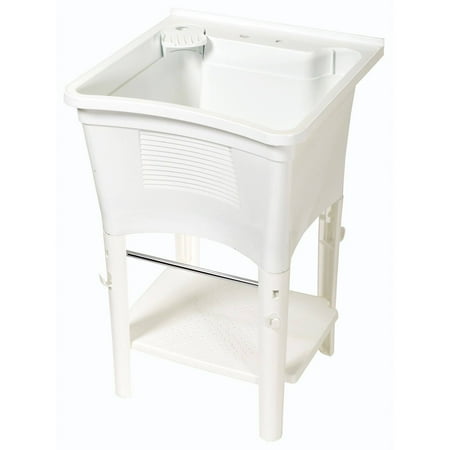 Zenith Basic Ergo 20 Gallon 24 In. W x 24 In. L Laundry Tub LT2005W