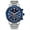 Blue, variant on Mens Watches Top Brand Luxury Quartz Multifunction Luminious Waterproof Sport Wristwatch Stainless Steel Strap Relogio Masculino