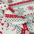 thumbnail image 5 of MarCielo 3 Pcs Snowman Christmas Quilt Bedspread Set C89, 5 of 7