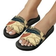 thumbnail image 5 of GZHJMY Stylish Slides for Women Men, Japanese Style under Mount Fuji Soft Flexible Slip-on Sandals Slippers, 5 of 7