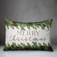 thumbnail image 2 of Creative Products Merry Christmas 14x20 Spun Poly Pillow, 2 of 2