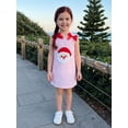 thumbnail image 6 of Toddler Baby Girl Christmas Dress Santa Claus/Gingerbread/Merry Dress Fall Clothes, 6 of 7