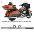thumbnail image 4 of Motorcycle Highway Footpegs,25mm to 32mm Motorcycle Foot Pegs, Aluminum Alloy Universal Engine Guard Crash Bar Footrest, Adjustable Highway Pegs, Comfortable Riding, 4 of 7