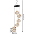 thumbnail image 3 of Outdoor Plastic Hummingbird Feeder with Wind Chime - Hanging Bird Water Feeder for Garden & Yard, Durable Weather-Resistant Patio Bird Feeder, 3 of 5