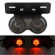 thumbnail image 1 of 12V Round Motorcycle LED Brake Tail Light Rear Lamp Universal Modified AccessoryRed Lens, 1 of 3