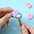 thumbnail image 2 of Colorful Silicone Elastic Key Covers with PVC ID Tags - Protective Keyring Holder Organizer, Universal Fit, 2 of 5
