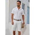 thumbnail image 5 of COOFANDY Men's Summer Beach Casual Shorts Lightweight Flat Front Golf Shorts with Pockets, 5 of 6