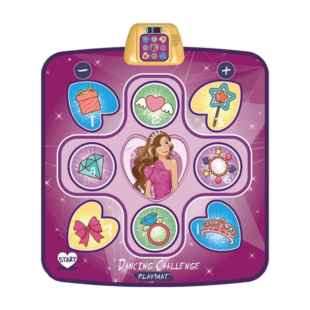 Sidaley Electronic Dance Mats Dancing Mat Game Manta para niños Regalos de cumpleaños Videojuegos y accesorios Manta de baile rosa violeta