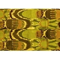thumbnail image 1 of Ahgly Company Machine Washable Indoor Rectangle Abstract Yellow Modern Area Rugs, 3' x 5', 1 of 4