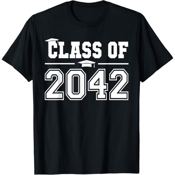 Class of 2042 Grow With Me First Day of School Graduation Adult T-shirt