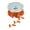 Orange, variant on Leaf Garland Polyester Ribbon, 1/4-Inch, 10 Yards