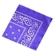 thumbnail image 4 of Advancent Moda Hip Hop algodón pañuelo cuadrado bufanda negro rojo Paisley diadema impresa para mujeres/hombres/niños/niñas sombreros Almacenamiento y organización del hogar violeta, 4 of 6