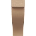 thumbnail image 2 of 2"W x 4"D x 6"H Classic Garner Rough Cedar Woodgrain TimberThane Corbel, Primed Tan, 2 of 6