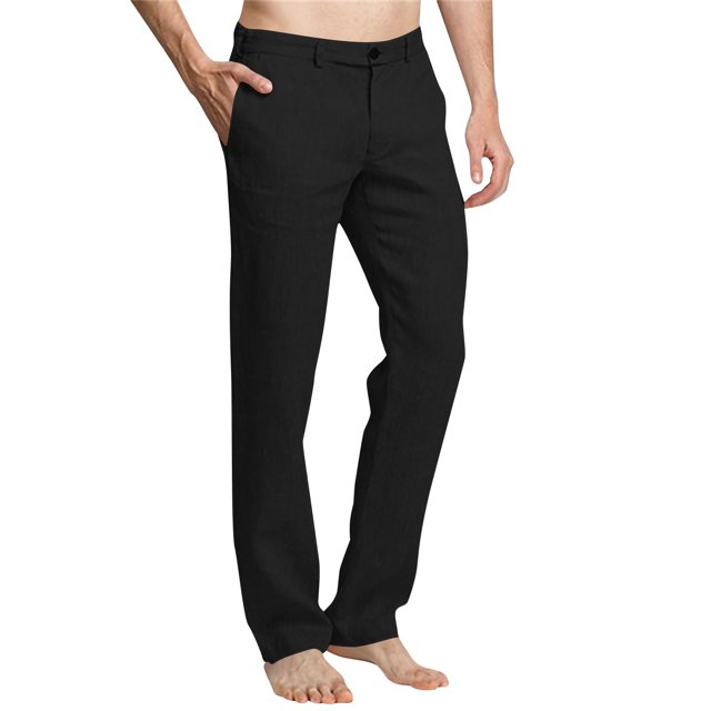 Men's Pants Cleanrance! Pantalon Mens Drawstring Pants With Pockets Men's Yoga Pants Compression Sweatpants with Zippered Pockets for Athletic Training and Lounge
