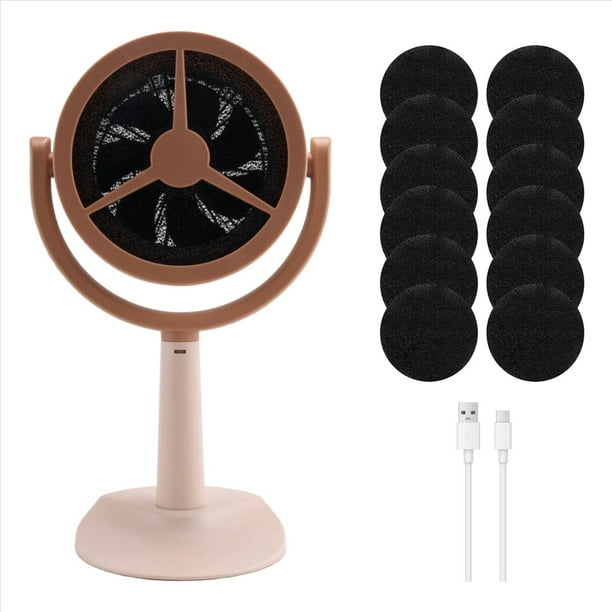 Purificador de Humo Portátil, Filtro de Humo Portátil para Fumar en Interiores, Miniventilador de Cocina Interior, Campana Extractora Portátil
