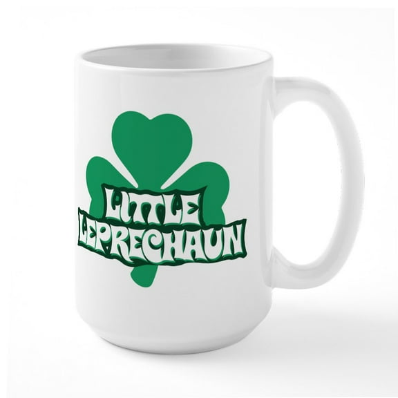 CafePress - Little Leprechaun - 15 oz Ceramic Large White Novelty Mug