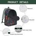 thumbnail image 4 of Vibrant Sunflower Flowers Print Backpack with Organized Interior, Perfect for Carrying Textbooks and Files, Durable Exterior, Reward Gift, 4 of 5