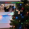 thumbnail image 3 of Morttic 4 Pack Multicolor String Lights 16.4Feet 50 LED Battery Operated Waterproof Mini Fairy Lights Show with 8 Modes for Outdoor Indoor Patio Xmas Tree Birthday Party Holiday Christmas Decorations, 3 of 7